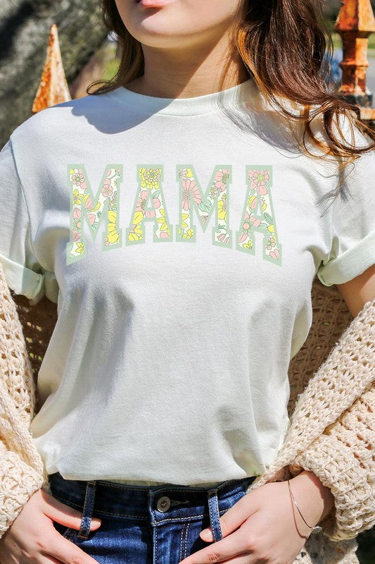 Floral Mama Mothers Day Graphic T Shirts