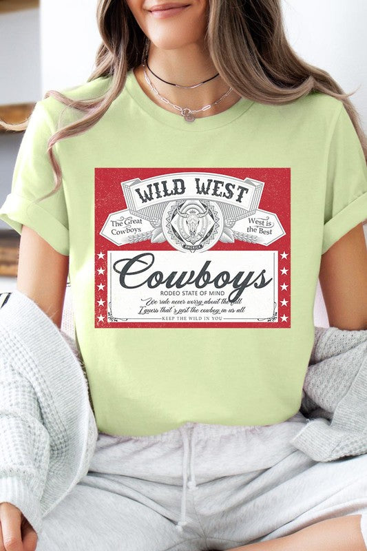 Wild West Cowboys Graphic T Shirts