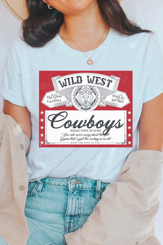 Wild West Cowboys Graphic T Shirts