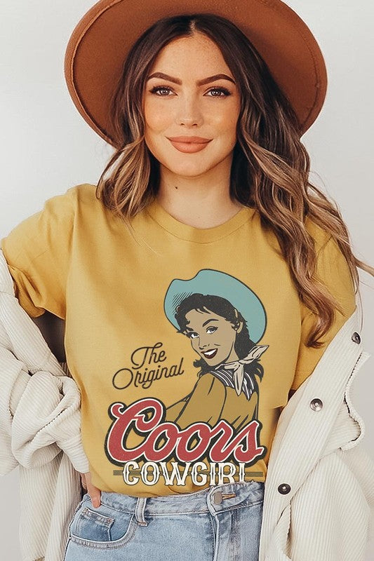 The Original Coors Cowgirl Graphic T Shirts