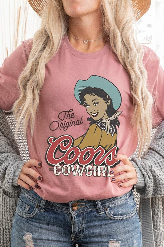 The Original Coors Cowgirl Graphic T Shirts