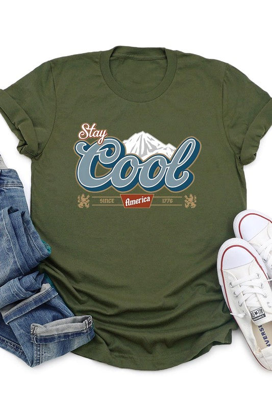 Stay Cool America Graphic T Shirts