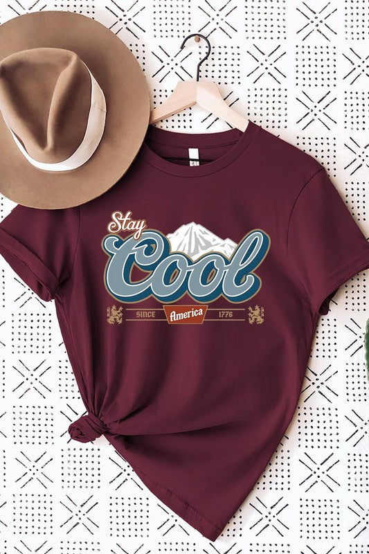 Stay Cool America Graphic T Shirts