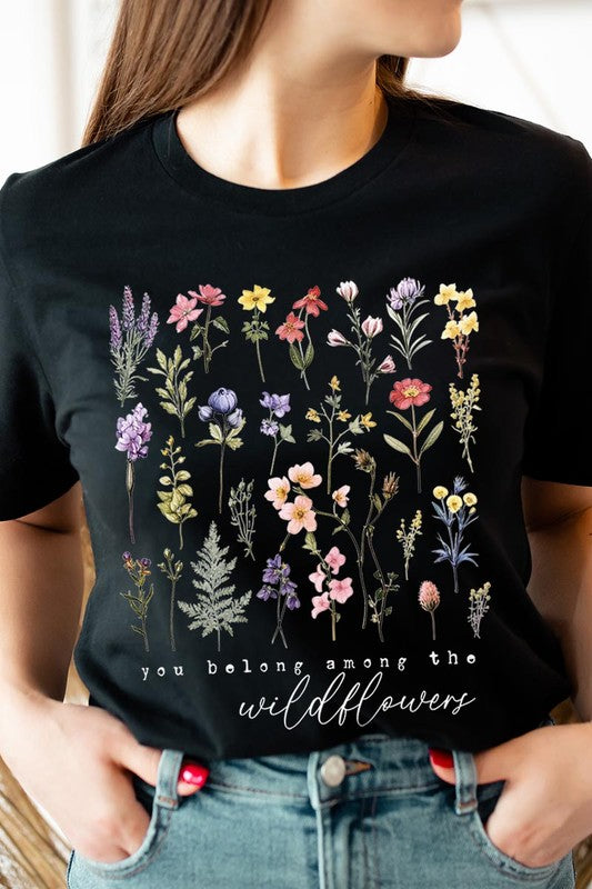 Wildflowers Graphic T Shirts