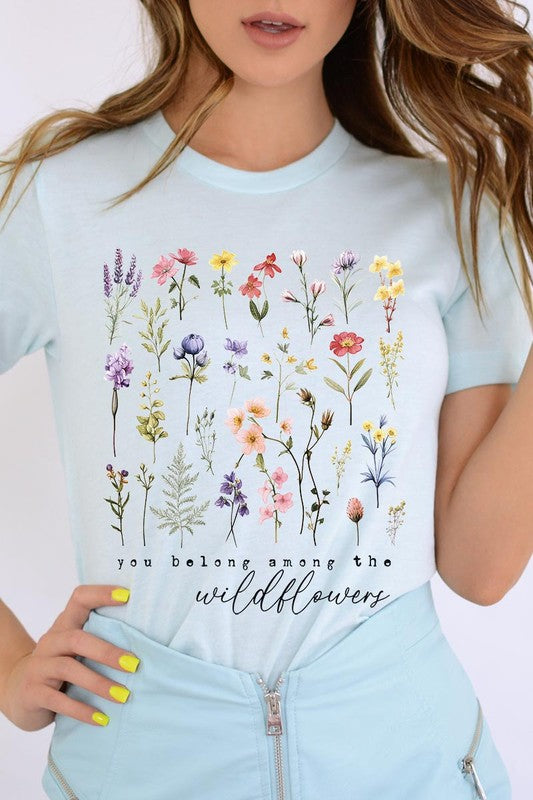 Wildflowers Graphic T Shirts