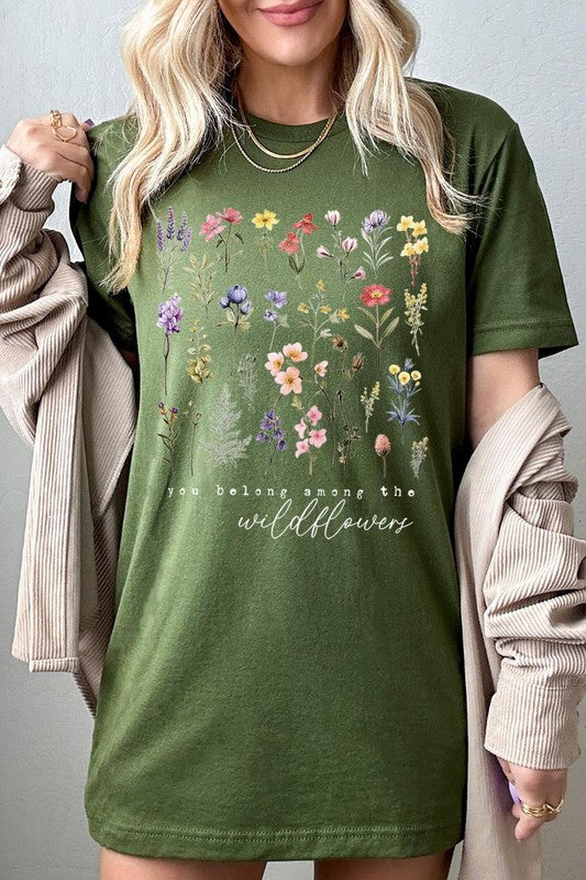 Wildflowers Graphic T Shirts