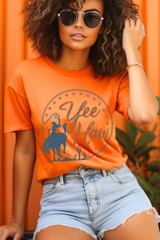 Yee Haw Cowgirl Graphic T Shirts