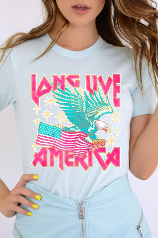 Long Live America Eagle Graphic T Shirts