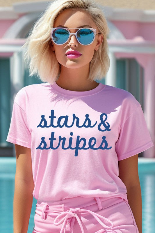 Stars & Stripes Graphic T Shirts