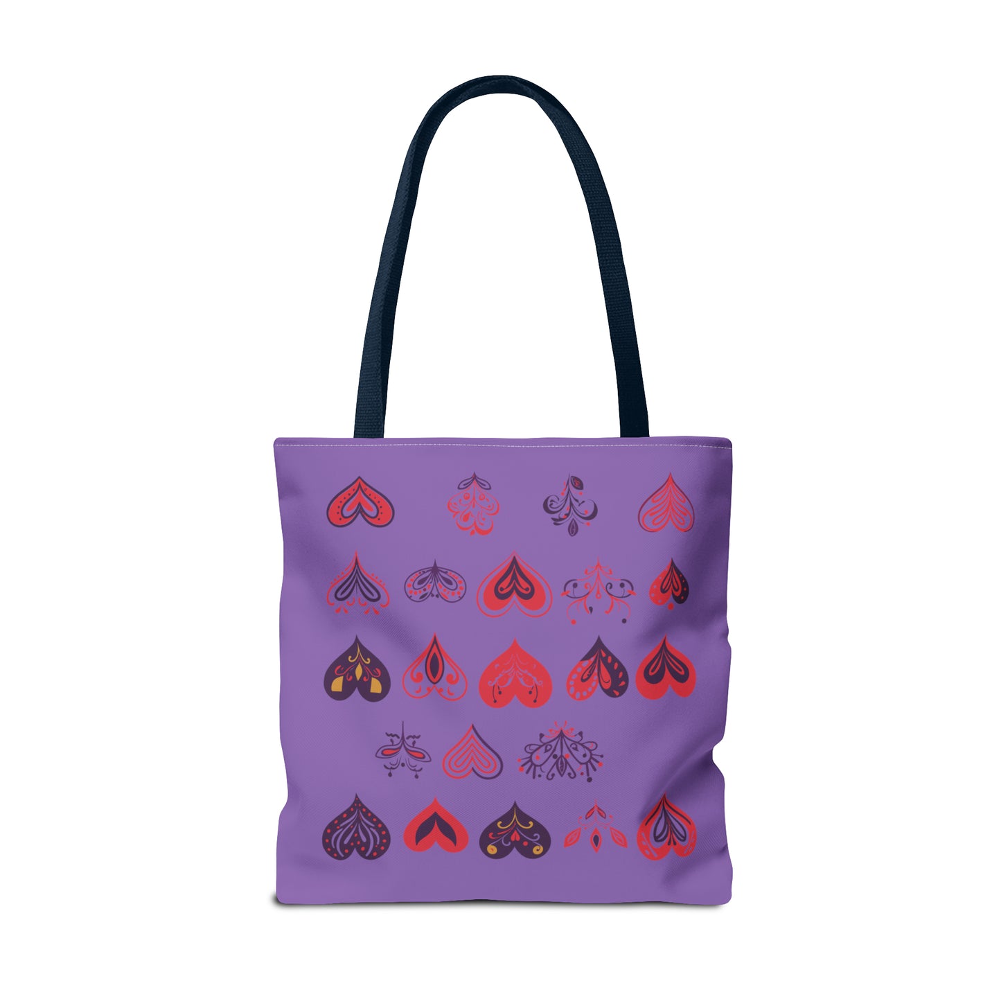 Valentine's light purple Tote Bag (AOP)