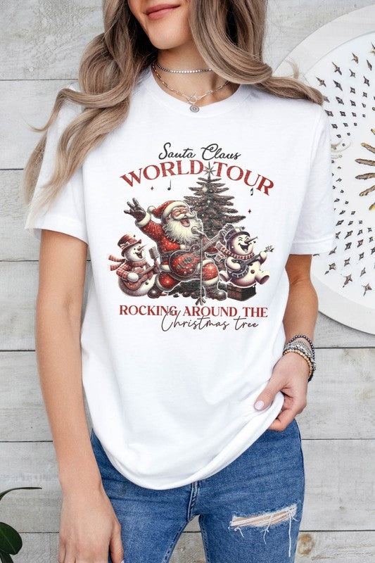 Vintage Christmas Santa Claus Graphic Tee