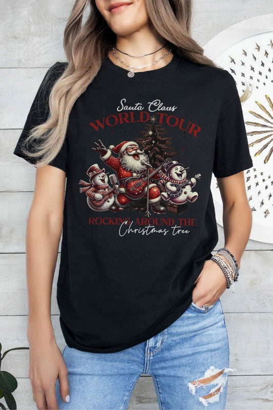 Vintage Christmas Santa Claus Graphic Tee