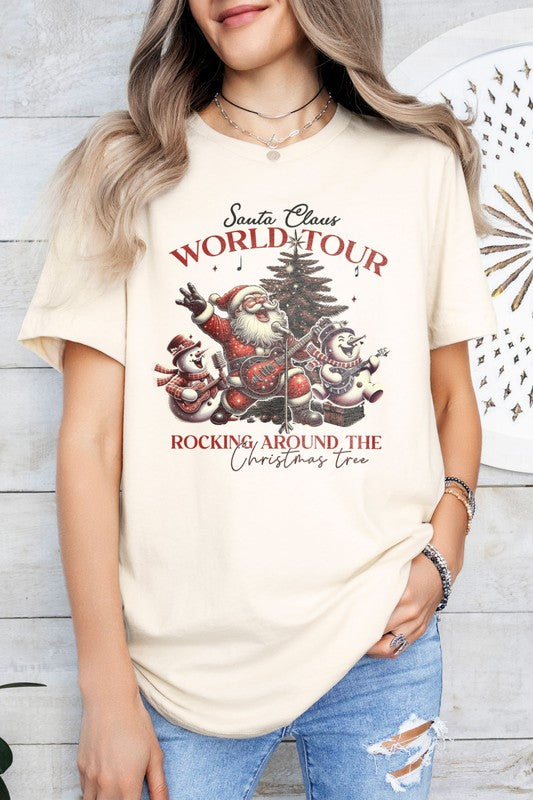 Vintage Christmas Santa Claus Graphic Tee