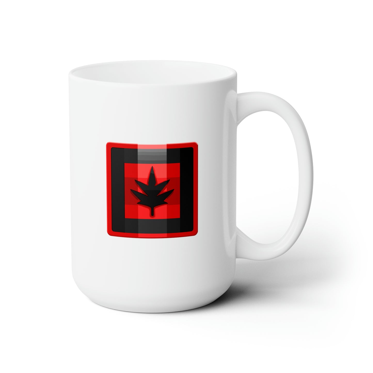 White color with Canada maple leaf Christmas Ceramic Mug 15oz