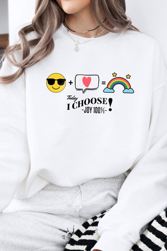 Valentine Vibes Fleece Graphic Sweatshirt