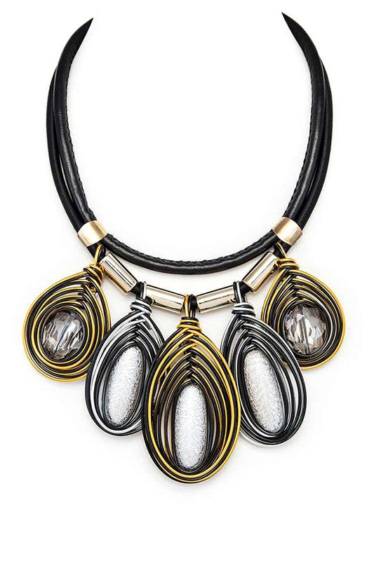 Iconic Drop Statement Necklace