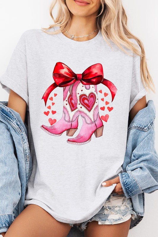 Valentine Boots Graphic Plus Heavy Cotton Tee