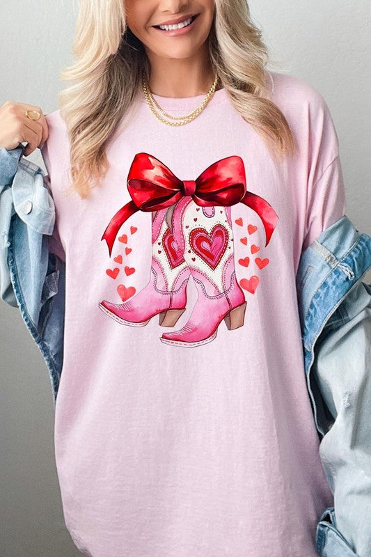 Valentine Boots Graphic Plus Heavy Cotton Tee