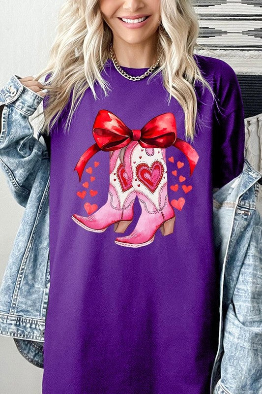 Valentine Boots Graphic Plus Heavy Cotton Tee