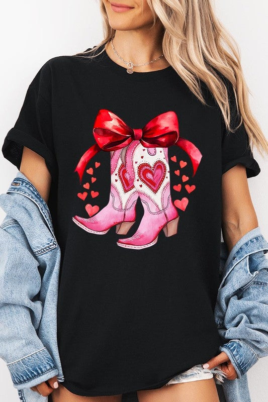 Valentine Boots Graphic Plus Heavy Cotton Tee