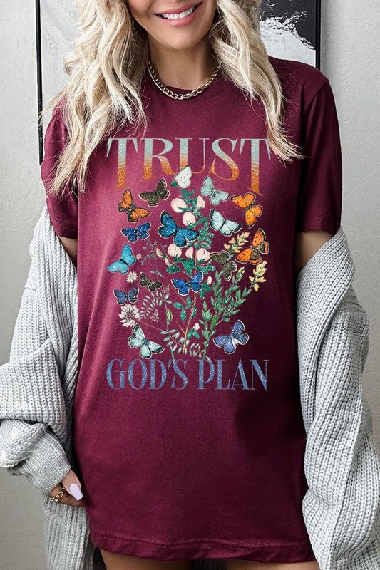 Trust God's Plan Christian Graphic Tee