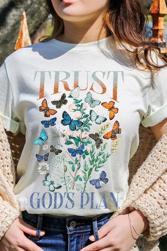 Trust God's Plan Christian Graphic Tee