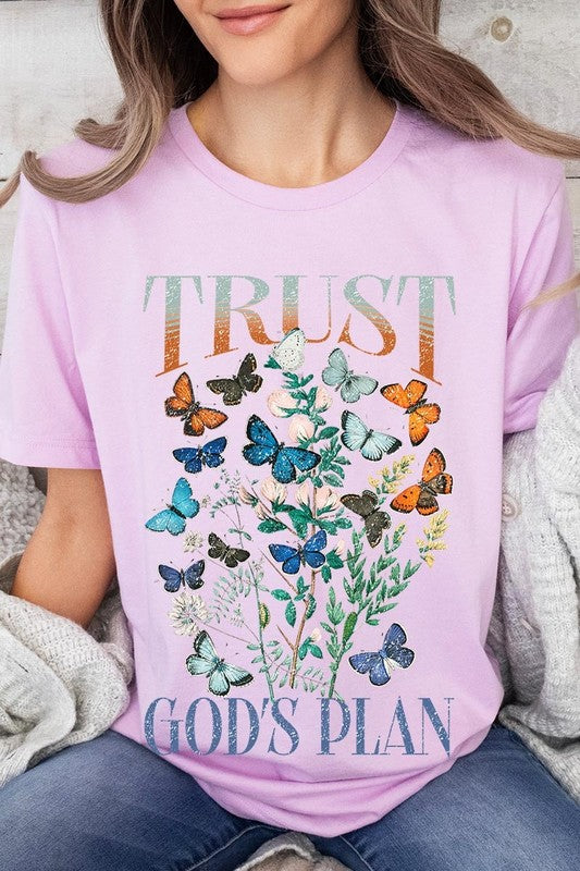 Trust God's Plan Christian Graphic Tee