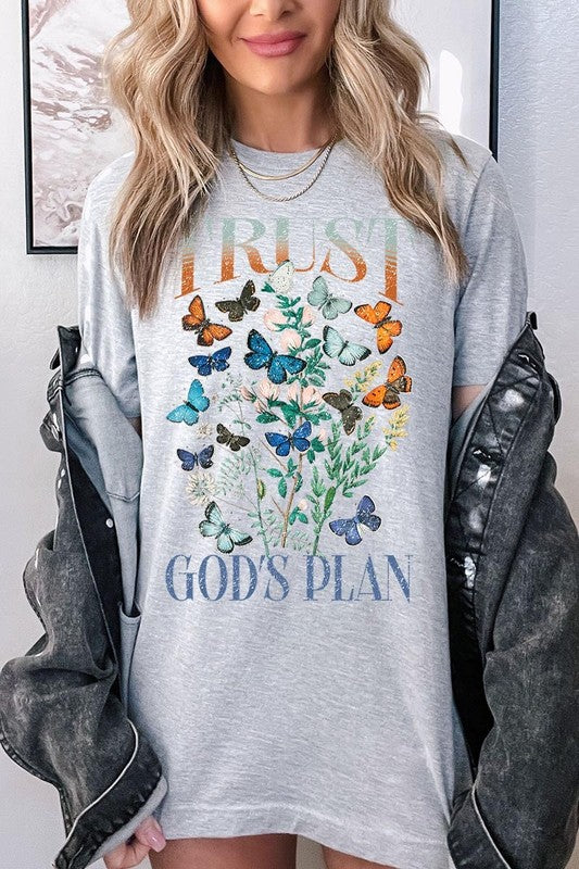 Trust God's Plan Christian Graphic Tee