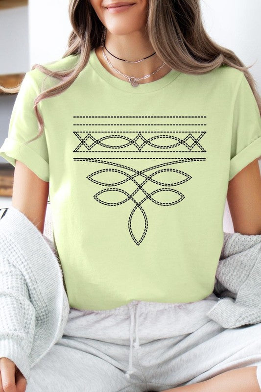 Western Boot Stitch Graphic Tee