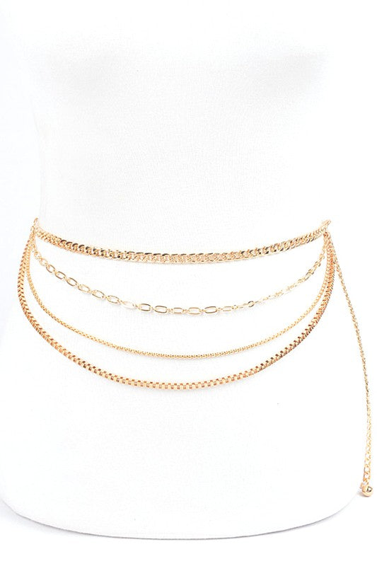 Iconic Layered Chain Belt