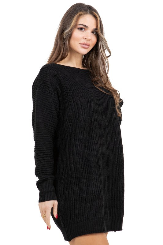 WOMEN FASHION SWEATER DRESS