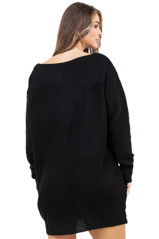 WOMEN FASHION SWEATER DRESS