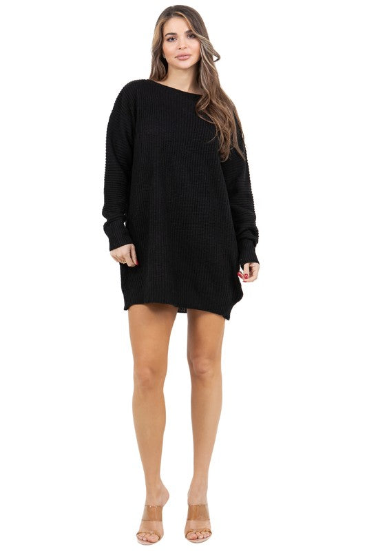 WOMEN FASHION SWEATER DRESS