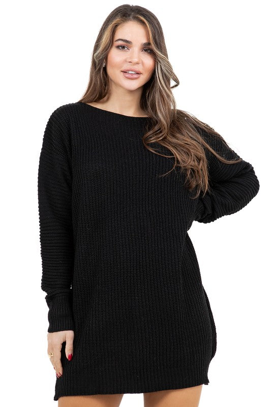 WOMEN FASHION SWEATER DRESS