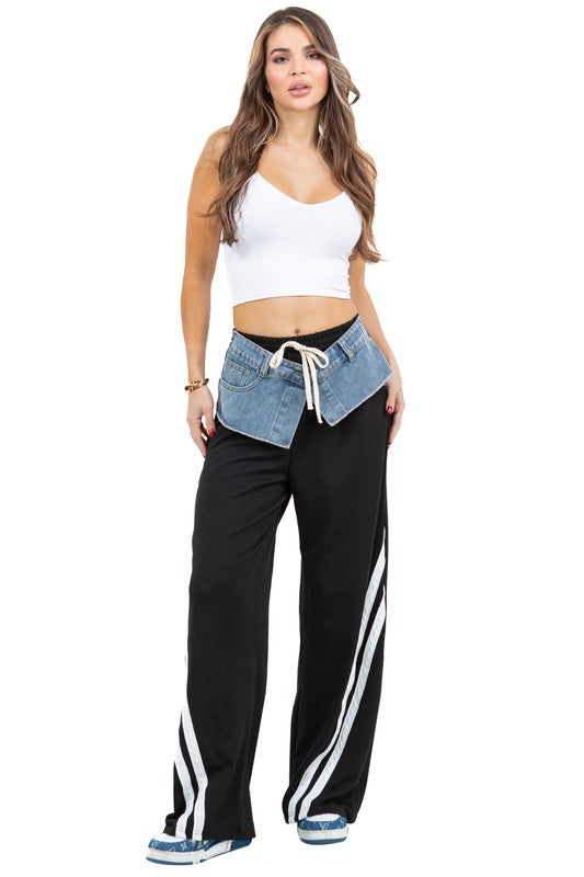 WOMEN FASHION CLASSIC STRAIGHT LEG PANTS