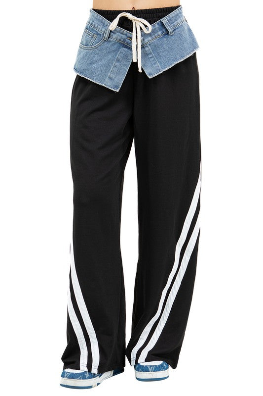 WOMEN FASHION CLASSIC STRAIGHT LEG PANTS