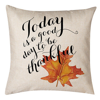 Thanksgiving Pumpkin Pillow Linen Sofa Pillow Cushion