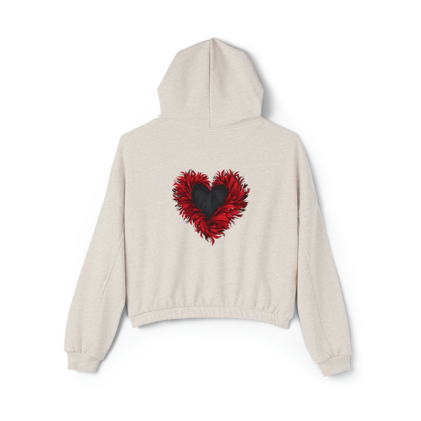 Valentine's best Gift, Women's Cinched Bottom Hoodie