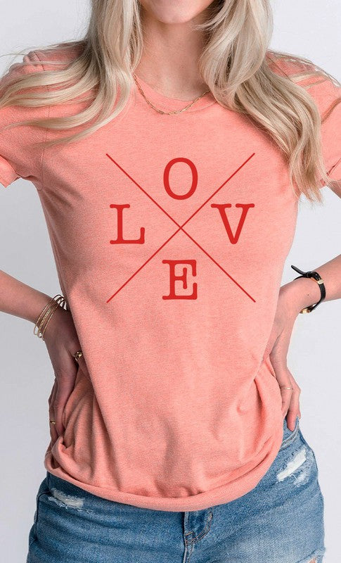 Love Valentines Day PLUS SIZE Graphic Tee