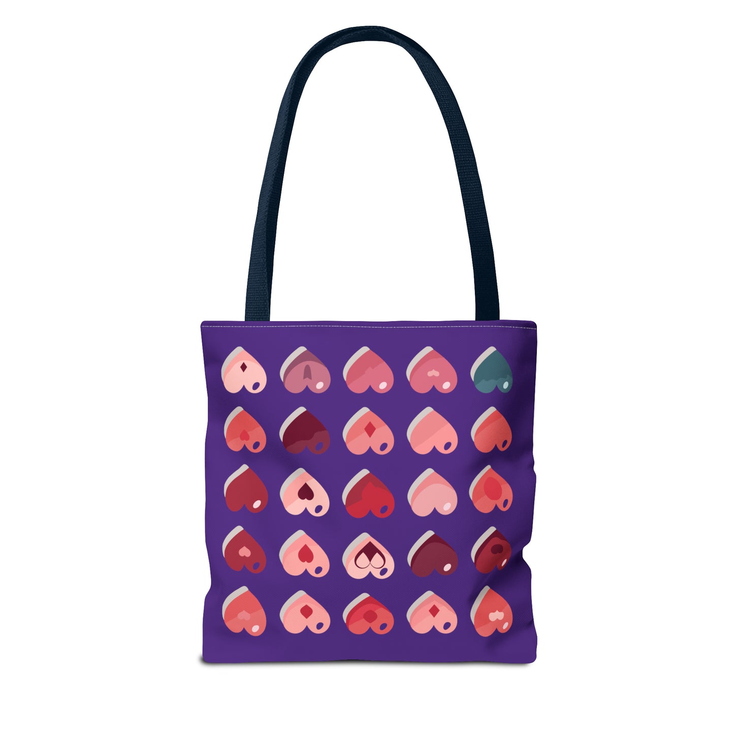 Valentine's purple Tote Bag (AOP)