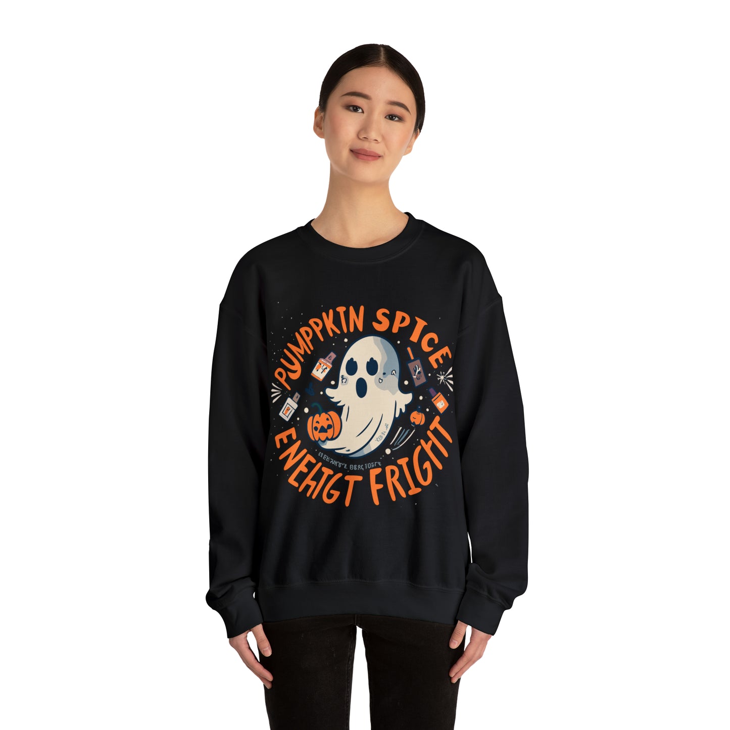 Pumpkin Spice Fright Sweatshirt, Spooky Season Halloween Sweatshirt, Halloween Costume, Spooky Sweatshirt, Halloween Gifts