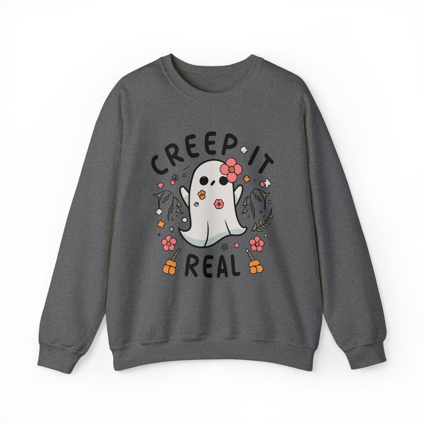 Creep It Real Sweatshirt, Spooky Season Halloween Sweatshirt, Halloween Costume, Spooky Sweatshirt, Halloween Gifts