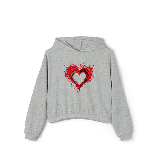 Valentine's best Gift, Women's Cinched Bottom Hoodie