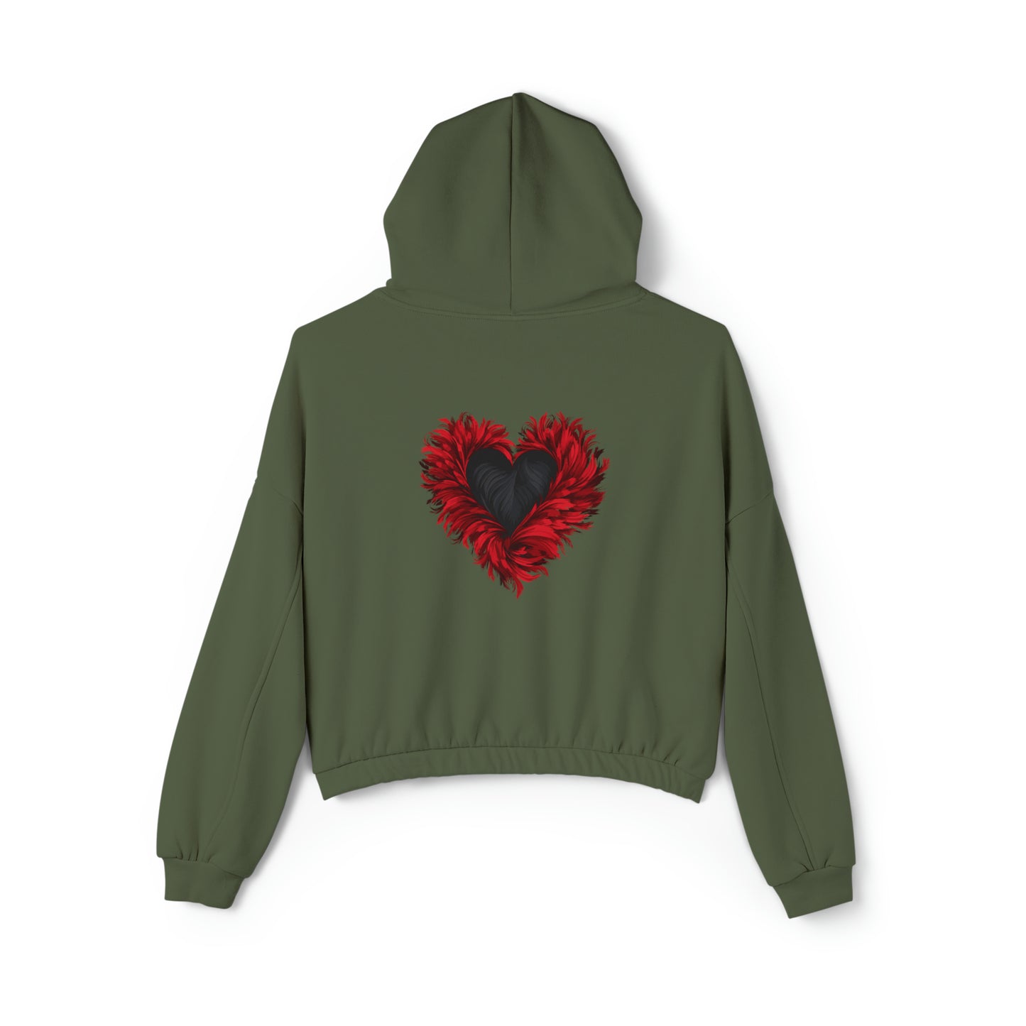 Valentine's best Gift, Women's Cinched Bottom Hoodie