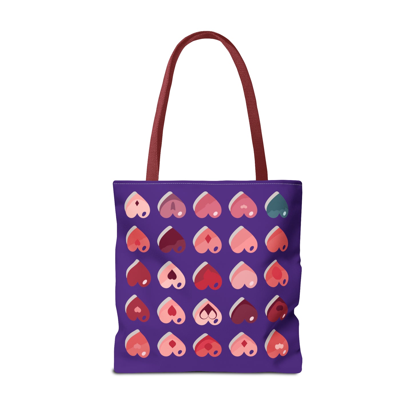 Valentine's purple Tote Bag (AOP)