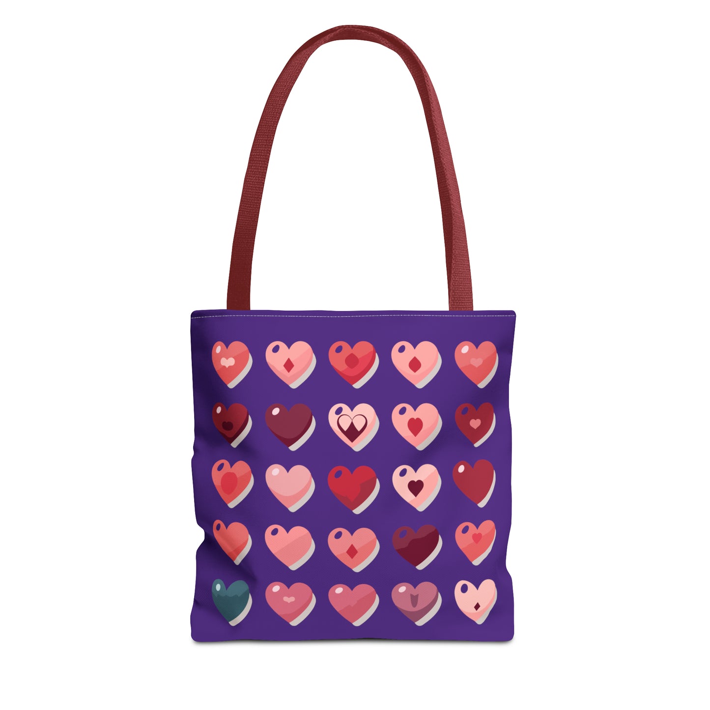 Valentine's purple Tote Bag (AOP)