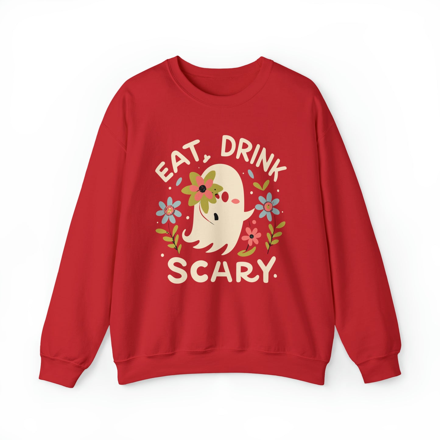 Halloween Eat, Drink Scary Spooky Sweatshirt, Spooky Season Halloween Sweatshirt, Halloween Costume, Spooky Sweatshirt, Halloween Gifts