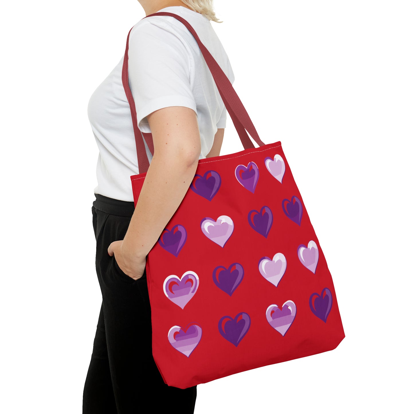 Valentine's red Tote Bag (AOP)