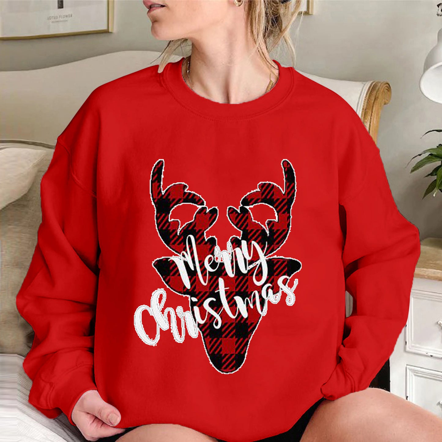 Christmas Elderly Sweater Women Europe And America