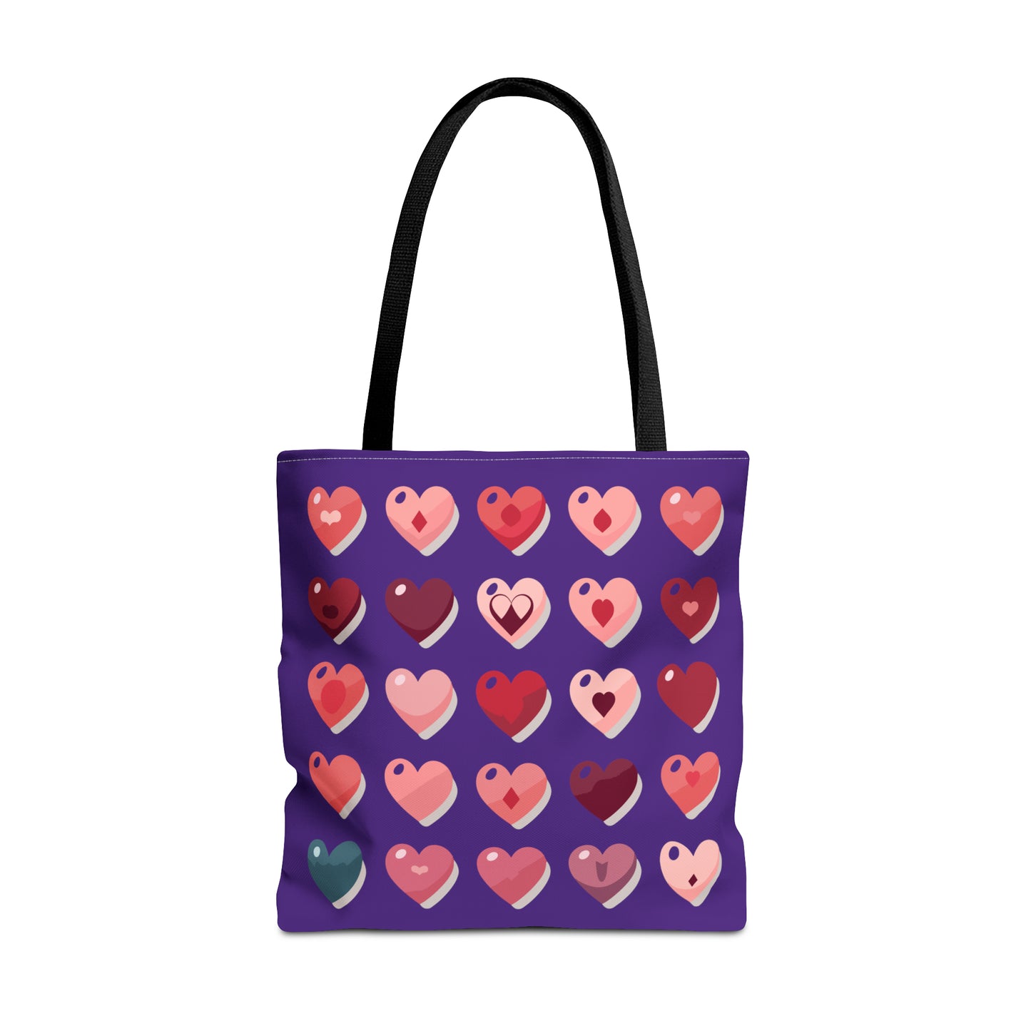 Valentine's purple Tote Bag (AOP)